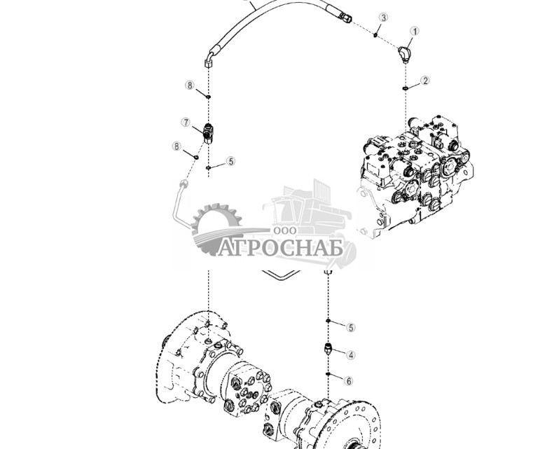 Тормозные линии (ЭГ управление) (1-скоростное) - ST1470 141.jpg